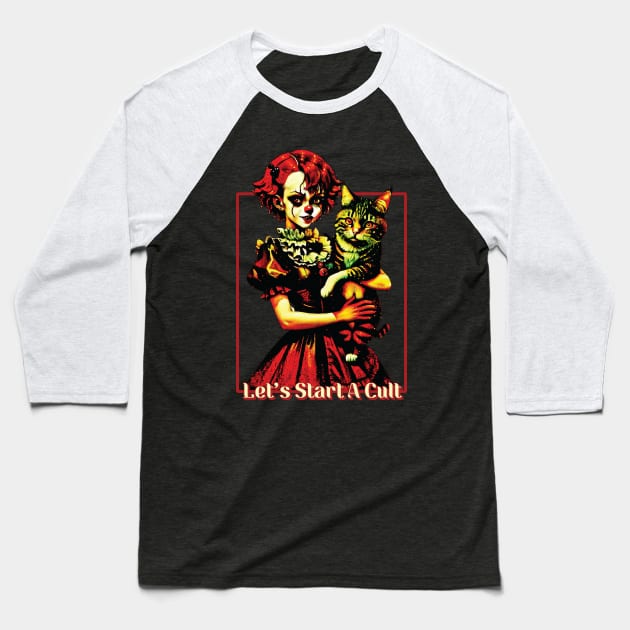 Let's Start a Cult Baseball T-Shirt by Trendsdk